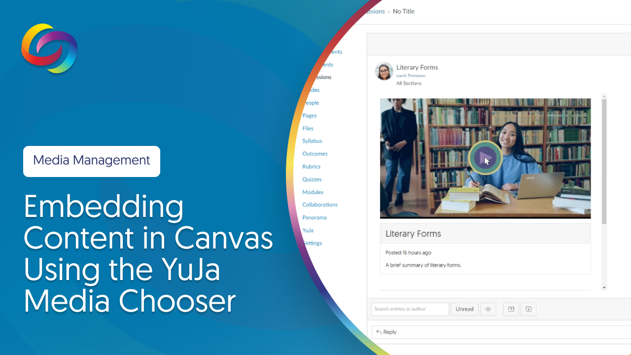 Using the Media Chooser for Canvas – YuJa Help Center