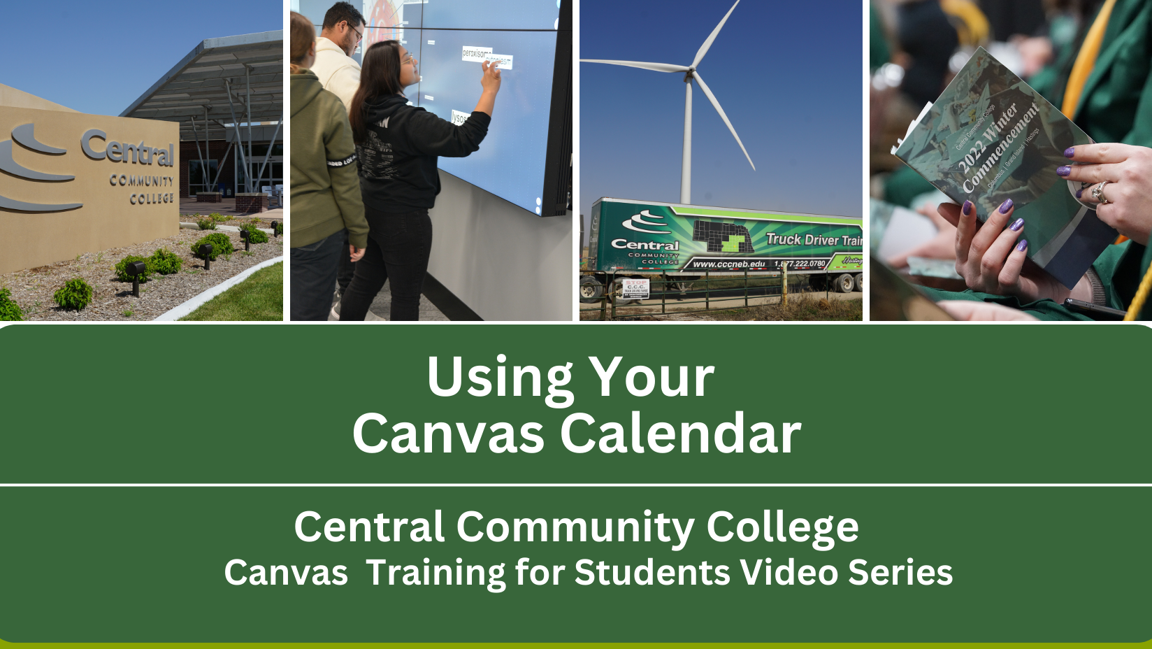 Using Your Canvas Calendar